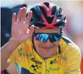 ?? KEYSTONE ?? Richard Carapaz, maglia gialla al Tour de Suisse