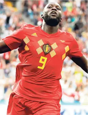  ??  ?? Belgium striker Romelu Lukaku