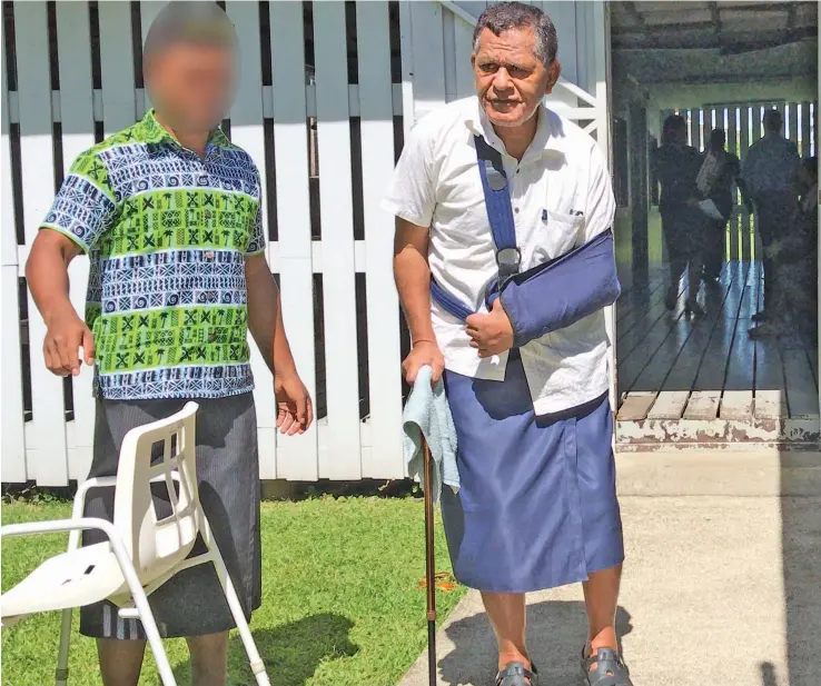  ?? . Photo: Ashna Kumar ?? Jale Baba outside the Suva Magistrate Court