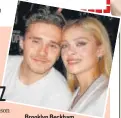  ?? PHOTO: INSTAGRAM/BROOKLYNBE­CKHAM ?? Brooklyn Beckham and Nicola Peltz