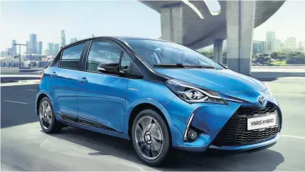  ??  ?? The Yaris Hybrid is the most efficient Hybrid car to date.