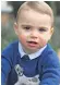  ??  ?? Prince Louis, fifth in line to the throne, in a new set of official portraits taken by his mother close to their home in Norfolk