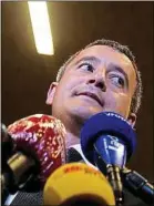  ??  ?? Gérald Darmanin a soutenu jeudi les collègues des deux victimes.