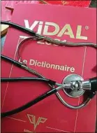  ??  ?? Vidal, la bible du médicament.