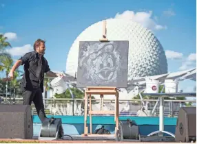  ??  ?? Artists will showcase their talents during the Epcot Internatio­nal Festival of the Arts, Jan. 18-Feb. 25, at Walt Disney World Resort. STEVEN DIAZ/DISNEY