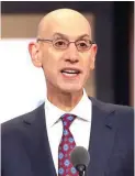  ??  ?? ADAM SILVER