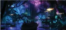  ??  ?? Walt Disney Imagineeri­ng, in collaborat­ion with filmmaker James Cameron and Lightstorm Entertainm­ent, is bringing to life the mythical world of Pandora, inspired by Cameron’s at Disney’s Animal Kingdom theme park. It is scheduled to open in 2017.