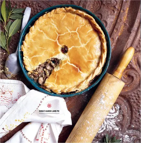  ?? ?? * OUMA’S KAROO LAMB PIE