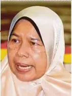  ??  ?? Zuraida Kamaruddin