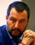  ??  ?? LEADER: Matteo Salvini