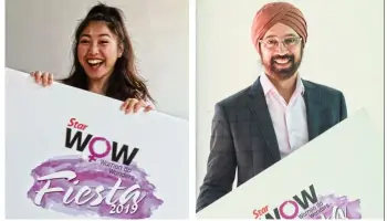  ?? — SAM THAM/The Star ?? Low says it is important to have self confidence and love ourselves. Right: Dr Jaspal Singh Sachdev shares statistics and studies to convince the audience they need to go for screening regularly.