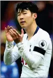  ??  ?? Spurs ace Heung-Min Son