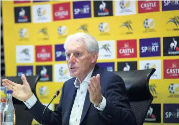  ?? Gallo Images ?? Bafana Bafana head coach Hugo Broos has been missing in action for the past two months. How long does it take to get a second Covid-19 jab in Belgium?
/