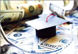  ?? DREAMSTIME/TNS ?? Some advocates of student loan forgivenes­s argue that the overall economy would get a boost by enabling debtors to become bigger consumers.