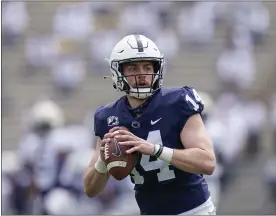 ?? THE ASSOCIATED PRESS ?? Penn State quarterbac­k Sean Clifford: “I’m excited about it (learning under new offensive coordinato­r Mike Yurcich) and excited to see how the offense grows from here.”