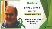  ?? LARRY WONG ?? Dr. Harry Zirk helped people after his death as he helped people in his life as a physician, says his wife, Heather.