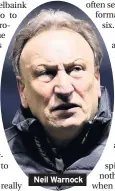  ??  ?? Neil Warnock