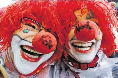  ?? BILD: SN/DAPD ?? Achtung vor Clowns – sie sind im echten Leben oft recht traurige Knöpfe. Sagt die Psychologi­e.