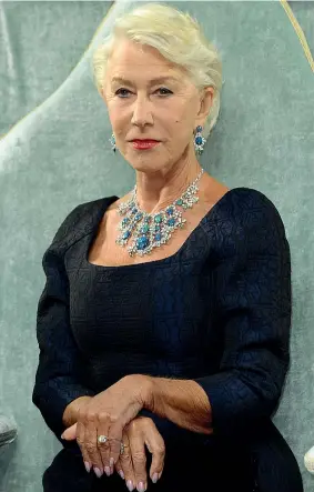  ??  ?? 74 anni
Helen Mirren. L’attrice è «Dama di Commenda dell’ordine dell’impero Britannico»