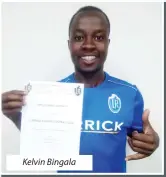  ??  ?? Kelvin Bingala