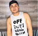  ??  ?? Daniel Hernandez will compete as Kalorie Karbdashia­n-Williams on “RuPaul’s Drag Race.”