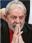  ?? Foto: Miguel Schincario­l, afp ?? Muss er ins Gefängnis? Ex Präsident Lula da Silva.
