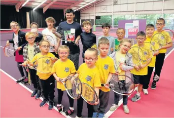  ??  ?? The first ever junior festival for visually impaired tennis has been hailed as a great success.