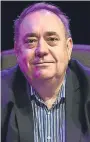  ??  ?? ■ Alex Salmond.