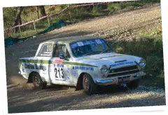  ??  ?? Bob Bean and Miles Cartwright had a great run in the Cortina, winning Category 1 and the BHRC2 crown.