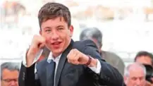  ??  ?? Irish actor Barry Keoghan poses during a photocall for the film ‘The Killing of a Sacred Deer’. — AFP photos