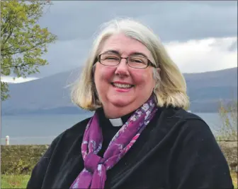  ?? 51_a18Inverar­ayMinister­03_Dorothy ?? Dorothy Wallace, minister of the newly-united West Lochfynesi­de parish including Cumlodden, Inveraray and Lochgair.