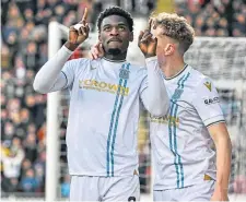  ?? ?? Amadou Bakayoko has made a big impact at Dens.