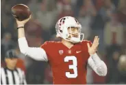  ?? Tony Avelar / Associated Press ?? Stanford’s K.J. Costello completed 23 passes in 33 attempts for 342 yards and four touchdowns.