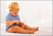  ?? THINKSTOCK ?? According to a recent study, every additional hour of tablet use by young children is associated with 15.6 minutes less total sleep per night, which adds up to 95 hours of less sleep a year.