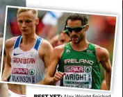  ??  ?? BEST YET: Alex Wright finished 10th in the men’s 20km walk