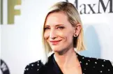  ??  ?? In this June 15, 2016, file photo, Cate Blanchett arrives at the Women In Film 2016 Crystal And Lucy Awards at The Beverly Hilton in Beverly Hills, Calif.