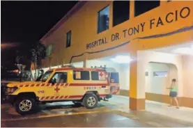  ?? RAÚL CASCANTE ?? El homicidio ocurrió el viernes pasadas las 7 p. m. La víctima falleció en la sala de Emergencia­s del Hospital Tony Facio, en Limón.