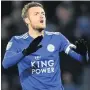  ??  ?? STARTER Jamie Vardy gets the nod on Saturday