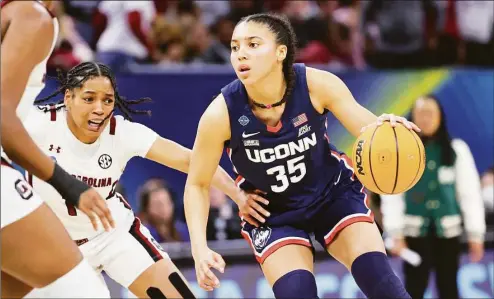  ?? C. Morgan Engel / NCAA Photos via Getty Images ?? UConn’s Azzi Fudd is focused on getting healthy this summer before he sophomore season.