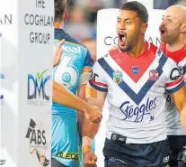  ?? Photo / Getty Images ?? Roosters prop Poasa Faamausili is tipped to be the loan player headed to the Warriors for four weeks.