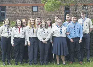  ?? ?? The Queen Scout/king Scout Award achievers West Sussex