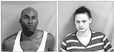  ?? Associated Press ?? These photos provided by the Searcy Police Department show Jeffery Clifton, left, and Lesley Marcotte. Police believe human remains found in a rural Arkansas field are those of Malik Drummond, a 2-year-old boy who disappeare­d from the home of his...