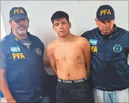  ?? PFA ?? ACUSADO. Lautaro Marinelli tiene 19 años y lo ubicaron por las redes.