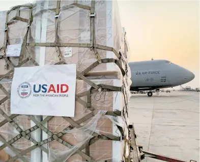  ?? CORTESÍA @USAID ?? La USAID actualment­e tiene un programa para entregar vacunas a la India