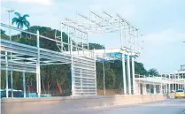  ??  ?? Obras suspensas no Transbrasi­l: prefeitura ainda reavalia o projeto