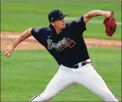  ?? CURTIS COMPTON/CURTIS.COMPTON@AJC.COM ?? If Braves pitcher Kyle Wright builds off his late season success in 2020, perhaps he finally establishe­s himself in the rotation for 2022.