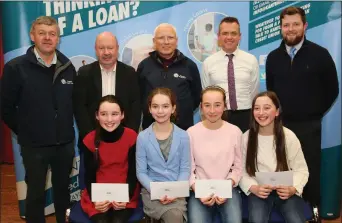  ??  ?? Convent of Mercy National School Kanturk pupils Ava Hynes, Edel Moore, Katie Savage and Johannah Pigott came third in the U13 category at the Kanturk Credit Union Schools Quiz.