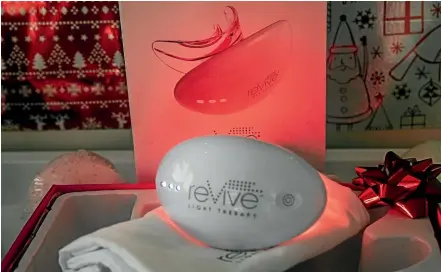 ??  ?? The Revive lip enhancers are among a number of high-tech and luxurious items at Turn Back Time Beauty.