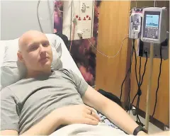  ?? ?? Treatment Michal has undergone chemothera­py