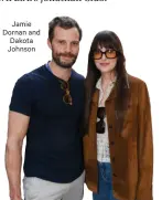  ??  ?? Jamie Dornan and Dakota Johnson